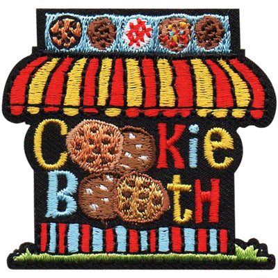 12 Pieces-Cookie Booth Patch-Free shipping