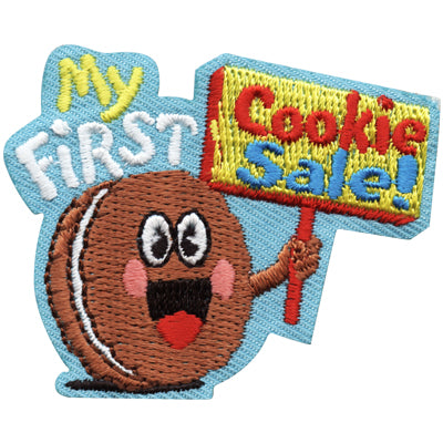 12 Pieces-My First Cookie Sale! Patch-Free shipping