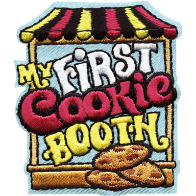 12 Pieces-My First Cookie Booth Patch-Free shipping