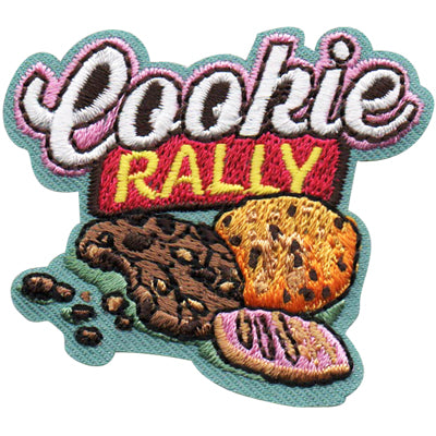 12 Pieces-Cookie Rally Patch-Free shipping
