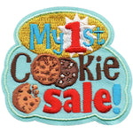 12 Pieces-My 1st Cookie Sales Patch-Free shipping