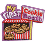 12 Pieces-My First Cookie Booth Patch-Free shipping