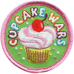 12 Pieces-Cupcake Wars Patch-Free shipping