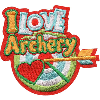 I Love Archery Patch