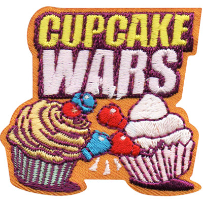 12 Pieces-Cupcake Wars Patch-Free shipping