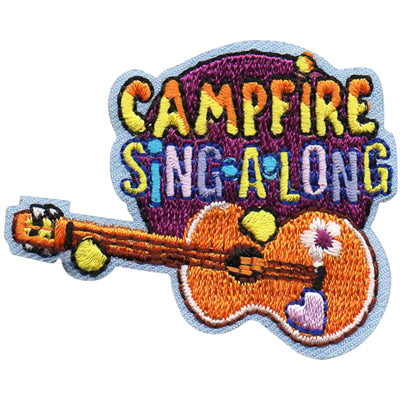 12 Pieces-Campfire Sing A Long Patch-Free shipping