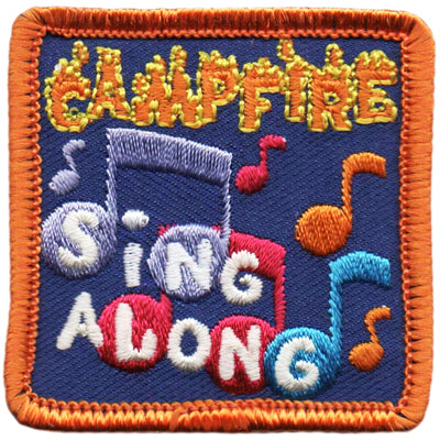 12 Pieces-Campfire Sing Along Patch-Free shipping