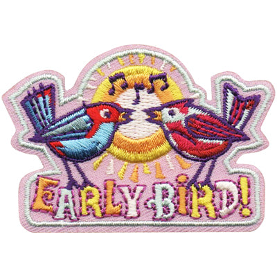 12 Pieces-Early Bird Patch-Free shipping