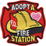 12 Pieces-Adopt A Fire Station Patch-Free shipping