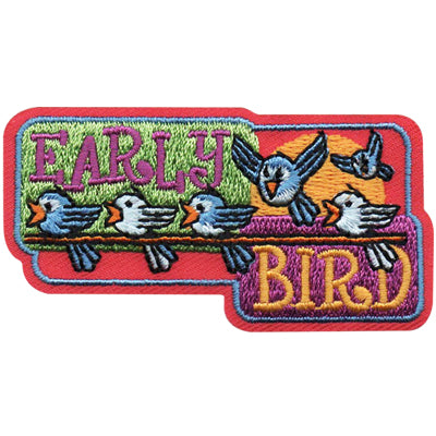 12 Pieces-Early Bird Patch-Free shipping