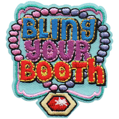 12 Pieces-Bling Your Booth Patch-Free shipping