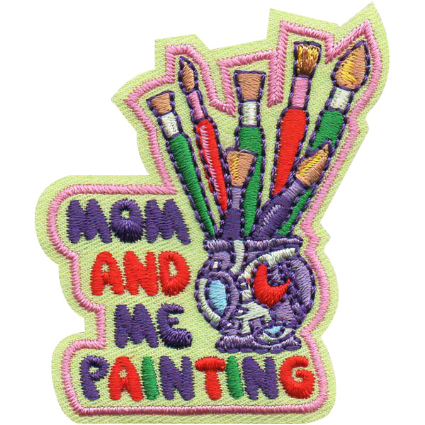 12 Pieces-Mom and Me Painting Patch-Free Shipping