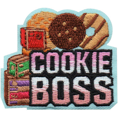 12 Pieces-Cookie Boss Patch-Free shipping