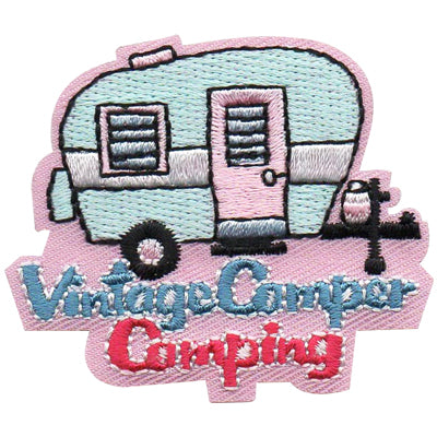 Vintage Camper Camping Patch