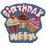 12 Pieces-Birthday Week Patch-Free shipping