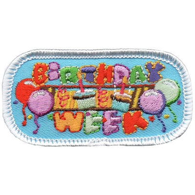 12 Pieces-Birthday Week Patch-Free shipping