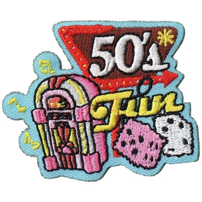 12 Pieces-50's Fun Patch-Free shipping