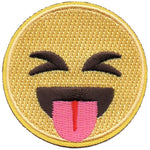12 Pieces-Emoji - Tongue Out Patch-Free shipping
