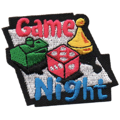 12 Pieces-Game Night Patch-Free shipping