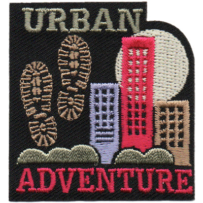 12 Pieces - Urban Adventure Patch - Free Shipping