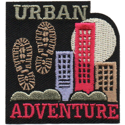 12 Pieces-Urban Adventure Patch-Free shipping