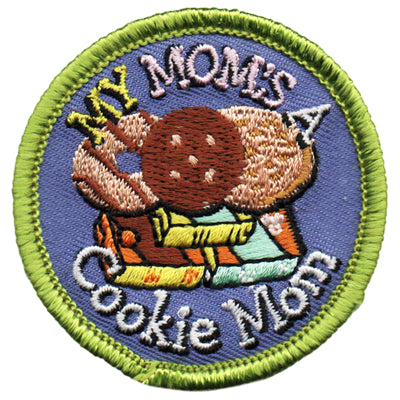 12 Pieces-My Mom's A Cookie Mom Patch-Free shipping