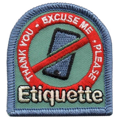 12 Pieces-Etiquette Patch-Free shipping