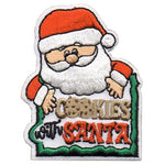 12 Pieces-Cookies with Santa Patch-Free shipping