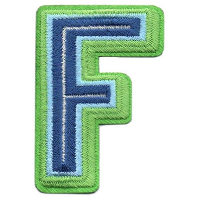 Letter F Patch