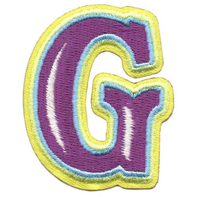 12 Pieces Scout fun patch - Letter G Patch