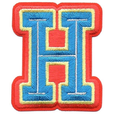 12 Pieces Scout fun patch - Letter H Patch