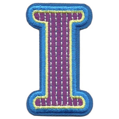 12 Pieces Scout fun patch - Letter I Patch