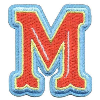 12 Pieces Scout fun patch - Letter M