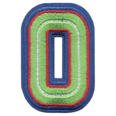 12 Pieces Scout fun patch - Letter O