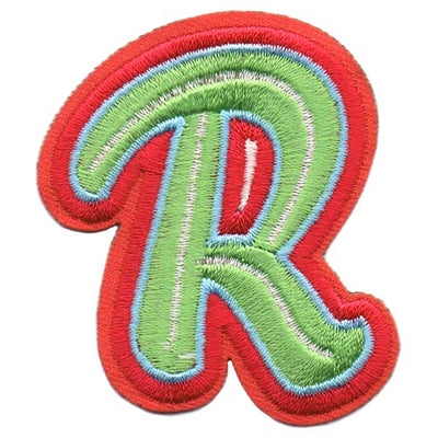 12 Pieces Scout fun patch - Letter R Patch