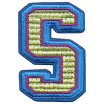 12 Pieces Scout fun patch - Letter S Patch