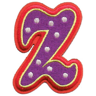 12 Pieces Scout fun patch - Letter Z