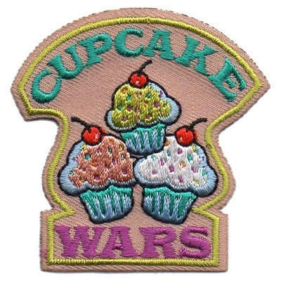 12 Pieces-Cupcake Wars Patch-Free shipping