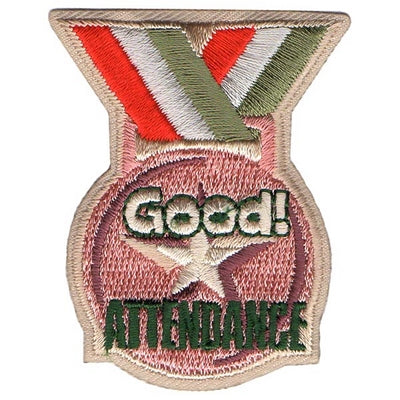 12 Pieces-Good Attendance Patch-Free shipping