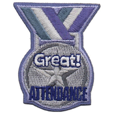 12 Pieces-Great Attendance Patch-Free shipping