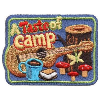 12 Pieces - A Taste of Camp Patch - Free shipping