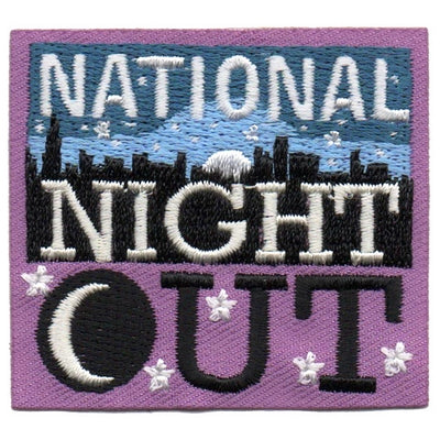 12 Pieces-National Night Out Patch-Free shipping