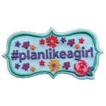 12 Pieces-#planlikeagirl Patch-Free shipping