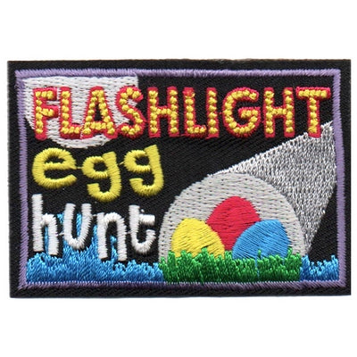 12 Pieces-Flashlight Egg Hunt Patch-Free shipping
