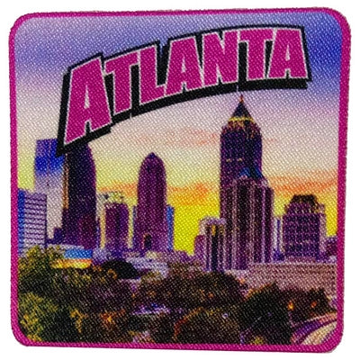 12 Pieces-Atlanta Patch-Free shipping