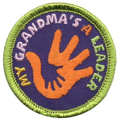12 Pieces-My Grandma's a Leader Patch-Free shipping
