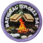 12 Pieces-National S'mores Day Patch-Free shipping
