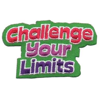 12 Pieces-Challenge Your Limits Patch-Free shipping