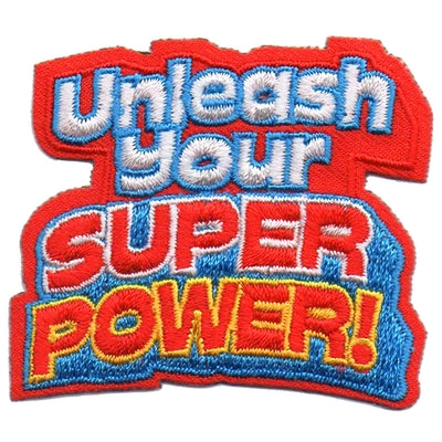 12 Pieces-Unleash Your Super Power Patch-Free shipping