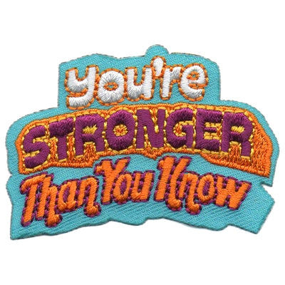 You're Stronger Than You Know